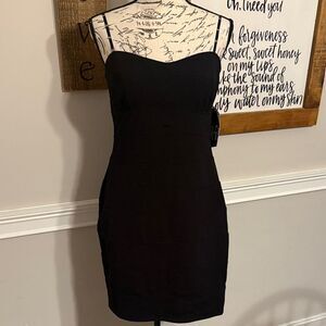 Love Tease Black Strapless Dress